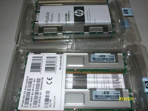 408853-B21	4GB   PC2-5300 DDR2 (2*2G) dual   rank