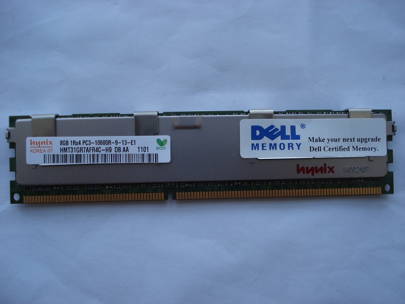 00D4981	8GB (1x8GB, 1Rx4, 1.35V) PC3L-10600 CL9 ECC DDR3 1333MHz VLP RDIMM