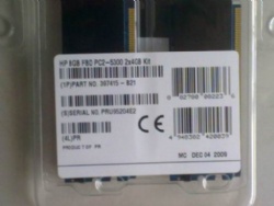 343057-B21	4GB PC2-3200 DDR2 SDRAM (2*2GB)